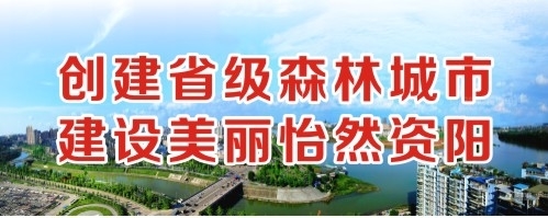 操逼好大操我视频创建省级森林城市 建设美丽怡然资阳